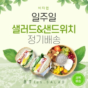 [비티랩] 샐러드+샌드위치 정기배송 1주